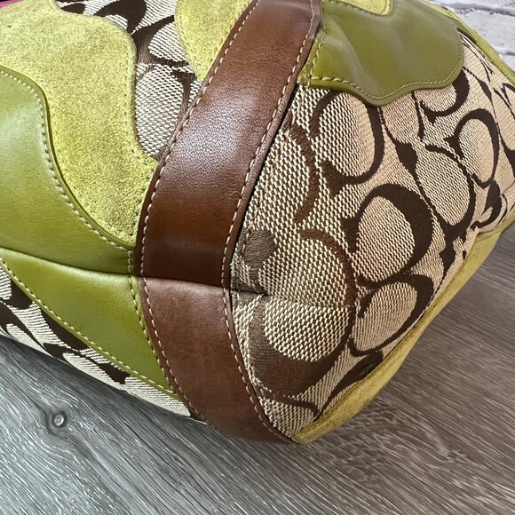 Coach RARE special edition spring 2004 poppy applique Bag - Picture 4 of 7